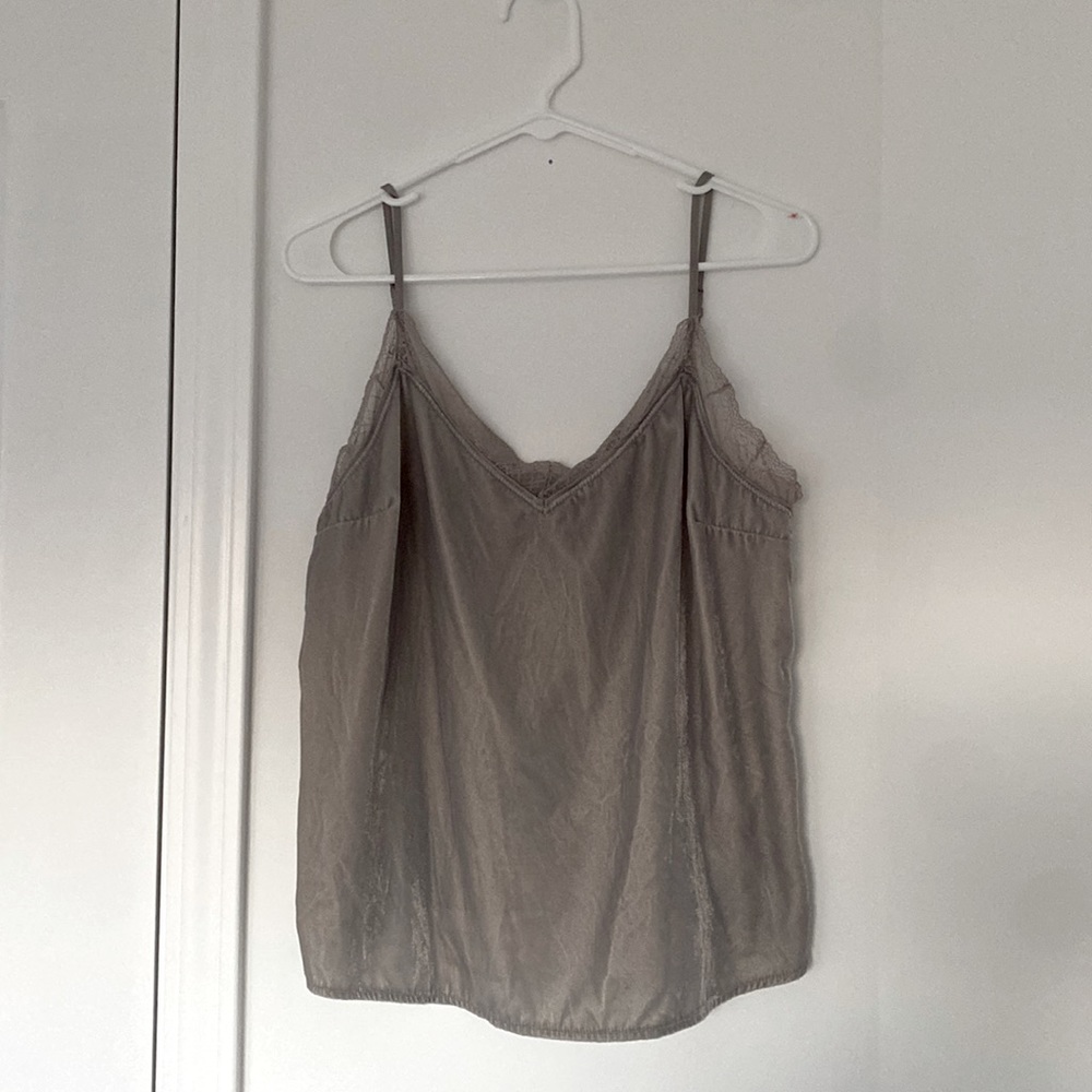 Abercrombie & Fitch velvet lace camisole